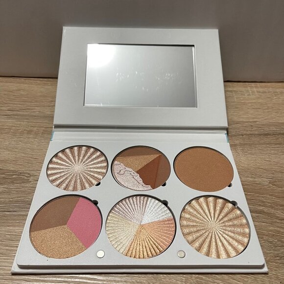 OFRA Cosmetics BNIB 6 Full Size Highlighter Blush Bronzer On The Glow Palette - Picture 3 of 4
